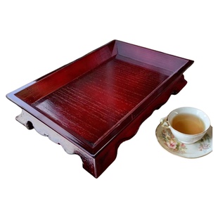 蒙古餐具木烤全羊托盘羊腿羊排手把羊肉盘子蒙餐烫花复古加厚木盘