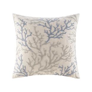 HarborHouse美式家居沙发靠枕套装饰珊瑚链式绣花靠垫套Coralline