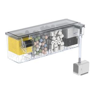 鱼缸过滤器外置壁挂式过滤盒小型鱼缸专用水循环净水静音滴流盒