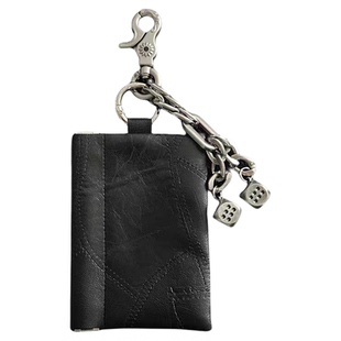 Vanan原创磁吸收纳小包金属钥匙扣挂件双枪骰子设计感包挂件ins风