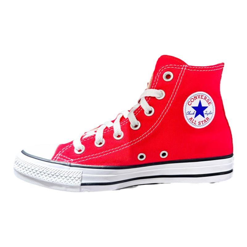 CONVERSE匡威男女同款All Star经典红色高帮休闲帆布鞋春季101013
