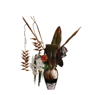 妖及 现代轻奢吊鸟干花【琳琅】餐厅豪宅别墅入户玄关花瓶摆件