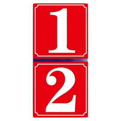 厂房仓库大门号码牌数字