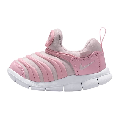 Nike耐克毛毛虫婴童鞋男女宝宝鞋软底易穿脱粉色运动鞋343938-641