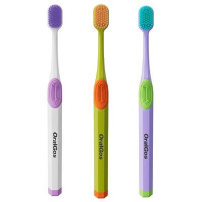 OralGos英国彩虹软毛牙刷