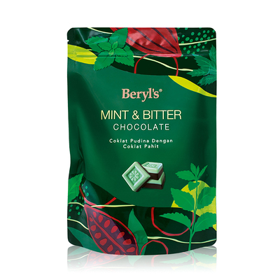 薄巧控入！马来西亚特产Beryl's倍乐思MINT&BITTER薄荷巧克力280g