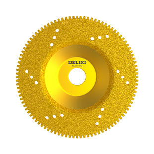 德力西电气金刚石切割片钎焊碗磨片大理石瓷砖石英石角磨机磨盘片