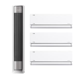 美的空调全面风风尊二代系列套装一级冷暖1匹1.5匹挂机3匹柜机