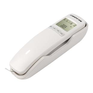 中诺W018新款小挂机面包机电话机有线固话小分机客服包房双屏显示