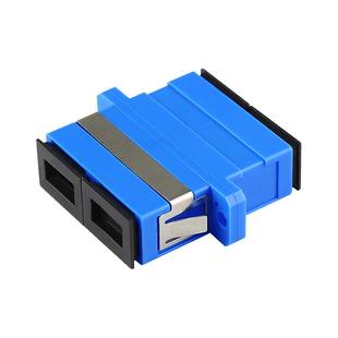 蓝邮光纤耦合器法兰对接头法兰盘FC LC SC ST/UPC APC 连接器适配器方口圆口法兰转接器转换法兰头光纤适配器