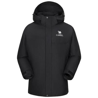 鹅绒内胆|骆驼三防鹅绒冲锋衣男三合一加厚羽绒服女登山服装外套
