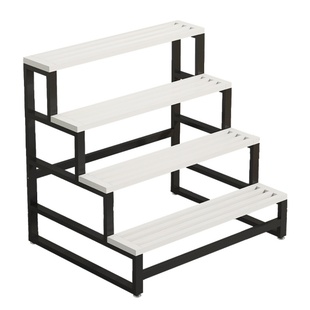 极简花架钢架阶梯花盆架花店展示架阳台多层置物架多肉盆景花架子