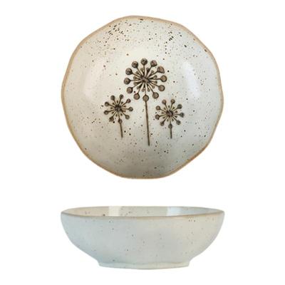 日式粗陶餐具酱料碟调味调料碟商用烤肉蘸料小菜碟家用碟子辣椒碟