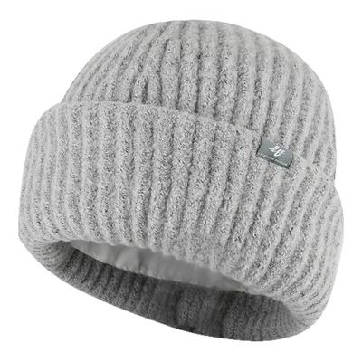 羊毛护耳加绒保暖针织帽