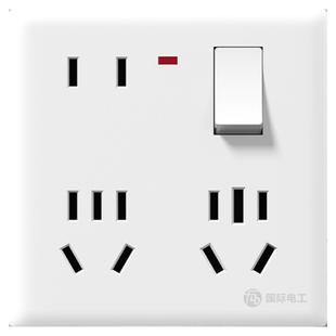16A转10a插座转换器一转二空调热水器专用大三孔16a插板插排转换
