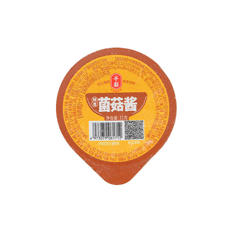 千彩菌菇酱拌面酱不辣酱