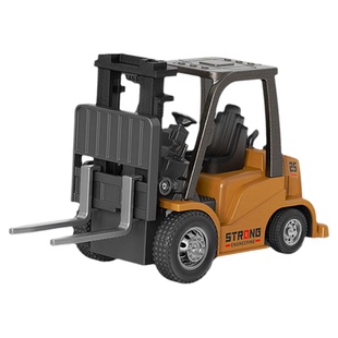 迷你合金遥控叉车升降货rc工程小汽车儿童男孩堆高机玩具新年礼物