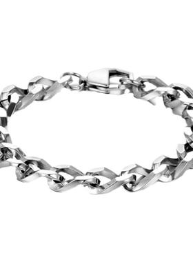 嘻哈情侣钛钢街头手链