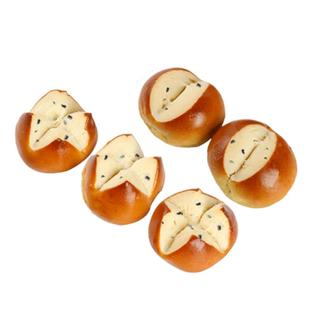 黑全麦碱水小丸子球奇亚籽德式面包低Gig卡脂0无添加蔗糖健身饱腹