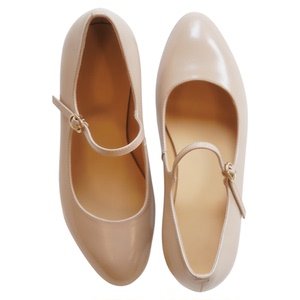 奈里小众法式复古白色少女赫本高脚背玛丽珍高跟鞋百搭旗袍鞋单鞋