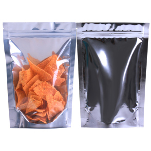 加厚阴阳铝箔袋自立袋自封袋拉链袋干果茶叶食品袋包装袋定制印刷