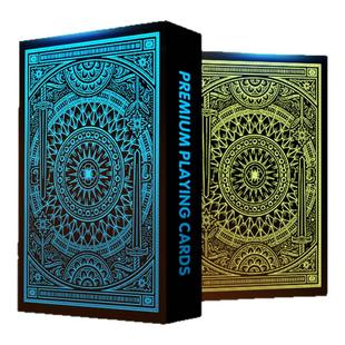 DBW塑料pvc扑克牌防水耐用可水洗绿魔蓝魅扑克棋牌室俱乐部扑克