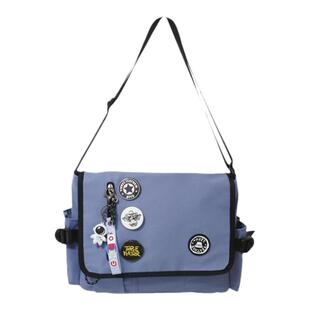 初中生补课包青少年单肩背包补习袋作业斜挎包高中学生书包大男孩