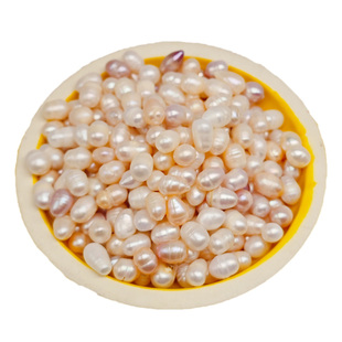 天然淡水无孔不打孔无核药用磨粉供佛修曼扎诸暨珍珠称斤颗粒散珠