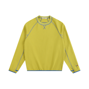 ATRY华夫格长袖T恤男春季户外休闲运动吸汗防晒速干打底衫上衣女