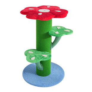 喵仙儿霸王花猫爬架猫抓板一体猫抓柱耐磨小型猫跳台猫咪磨爪神器