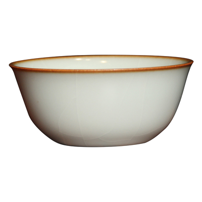 江家窑九寸土汝窑云破鸡缸主人杯