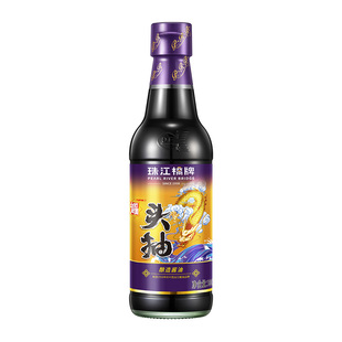 珠江桥牌御品头抽酱油天然酿造头道特级生抽家用炒菜点蘸豉油小瓶