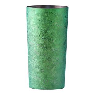 日本HORIE纯钛双层钛水杯子真空酒杯日系原宿茶杯多功能天目钛杯