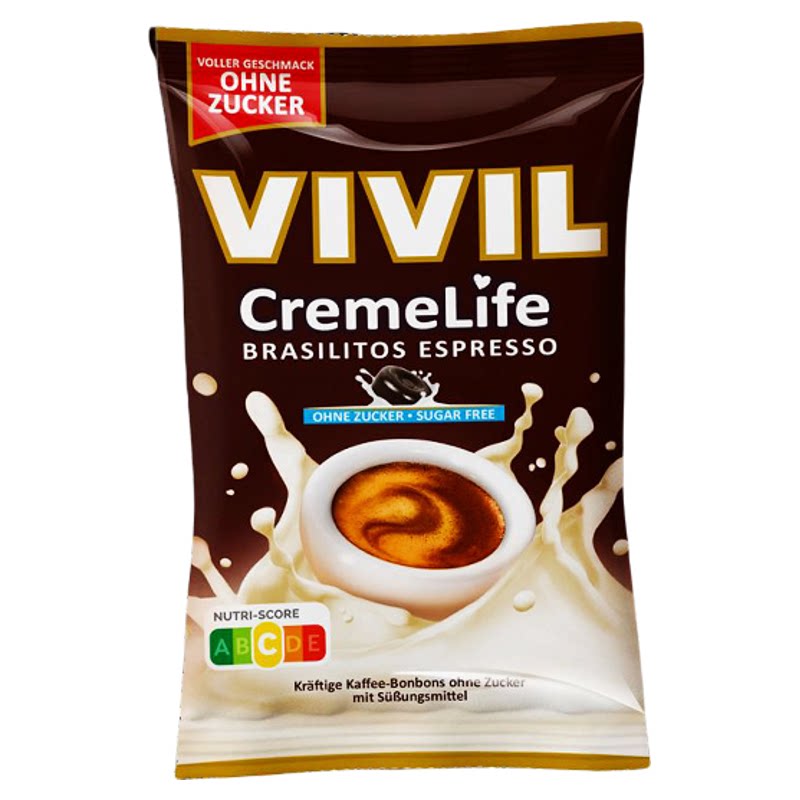 德国vivil咖啡糖浓缩coffee糖奶糖硬糖解馋零食进口随身装糖果