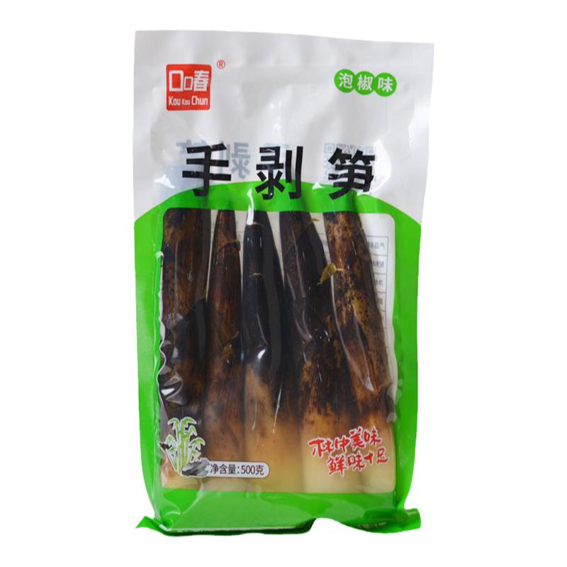 口口春网红手剥笋开袋即食500g