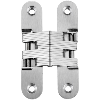 隐形门铰链合页十字铰链暗铰链合页五金折叠180度平开隐藏式合页