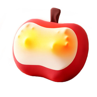 奥克斯按摩枕家用靠垫舒颈椎背腰部肩颈与苹红果按摩仪生日送礼物