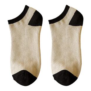 袜子男士冬季加绒加厚棉袜短款短筒毛圈透气吸汗浅口低帮船袜防臭