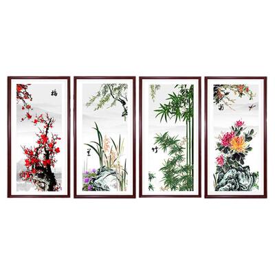 2022新款花卉客厅钻石画梅兰竹菊