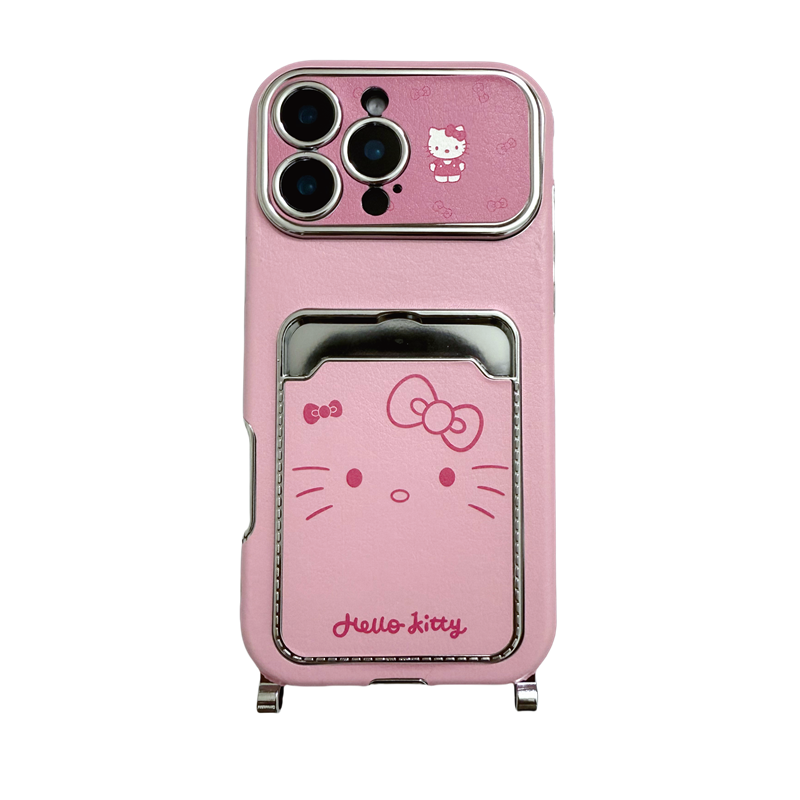 日本HELLOKITTY凯蒂猫插卡手机壳