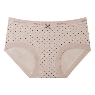 秋冬磨毛保暖豹纹7A内裤女生纯棉抗菌全棉裆2025新款中腰三角短裤