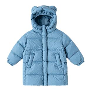 【三防科技】嘟嘟家儿童羽绒服中长款宝宝冬季外套男童女童冬装