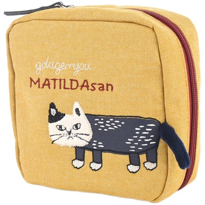 内里多口袋小化妆包出口日本正品