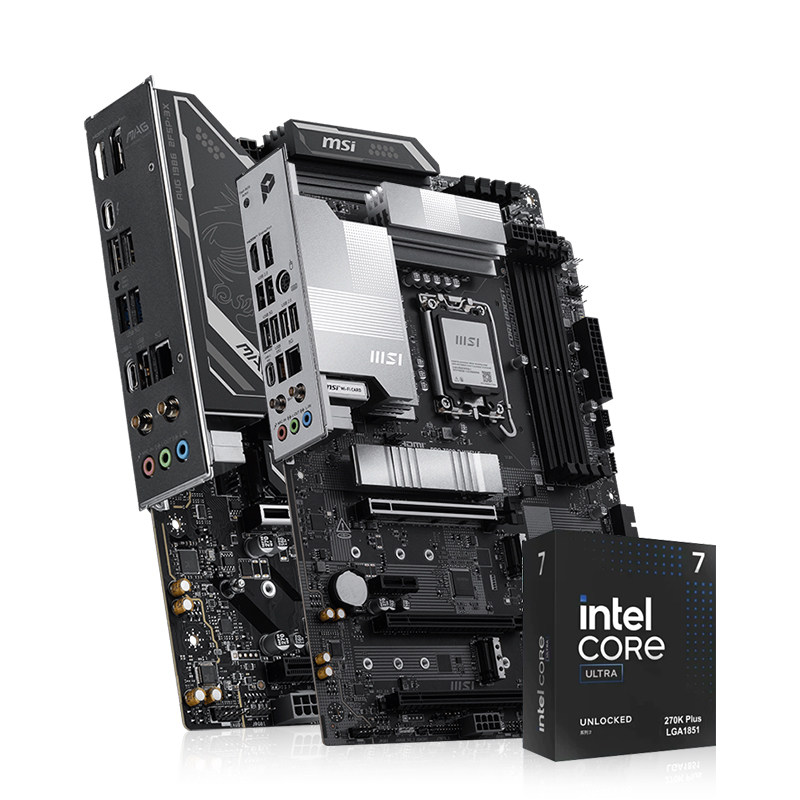 U7270KPLUS搭微星Z890板U套装