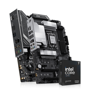 英特尔250k/270k plus处理器搭微星z890/b860m迫击炮主板cpu套装