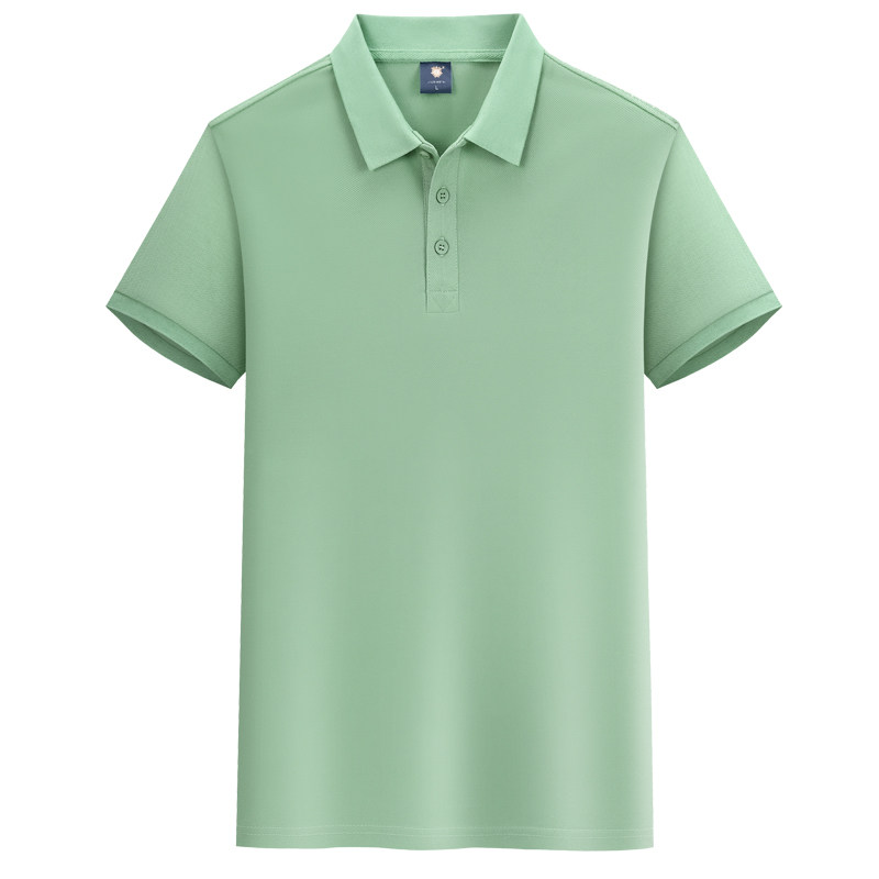 冰丝工作服polo衫定制印logo企业4S店夏季T恤翻领工装团体服短袖