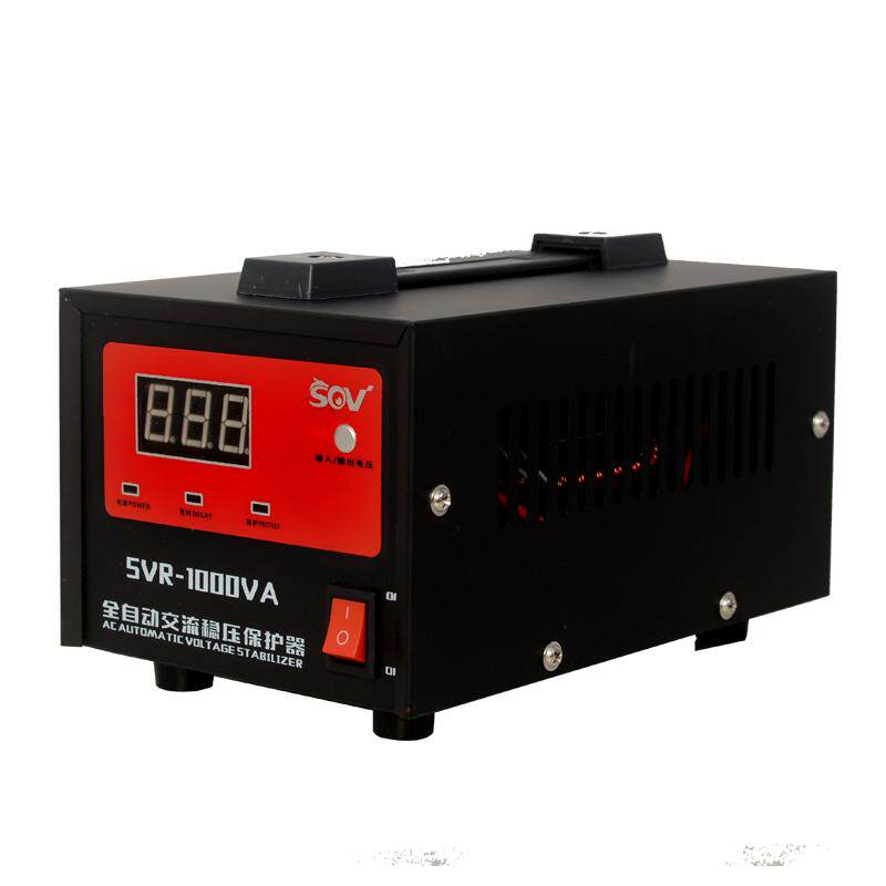 sov稳压器插座调压220v交流全自动家用1000w电脑冰箱小型家电单相