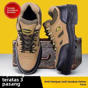 男款 轻便防砸防刺穿老保工地工作鞋 男士 棉鞋 子 耐磨安全冬季 劳保鞋