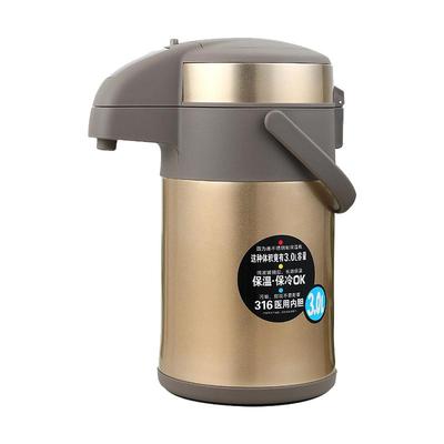 匡迪316不锈钢大容量气压保温壶
