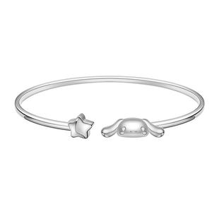 正港ZGOx 三丽鸥HelloKitty999纯银手镯女生足银手链新年生日礼物